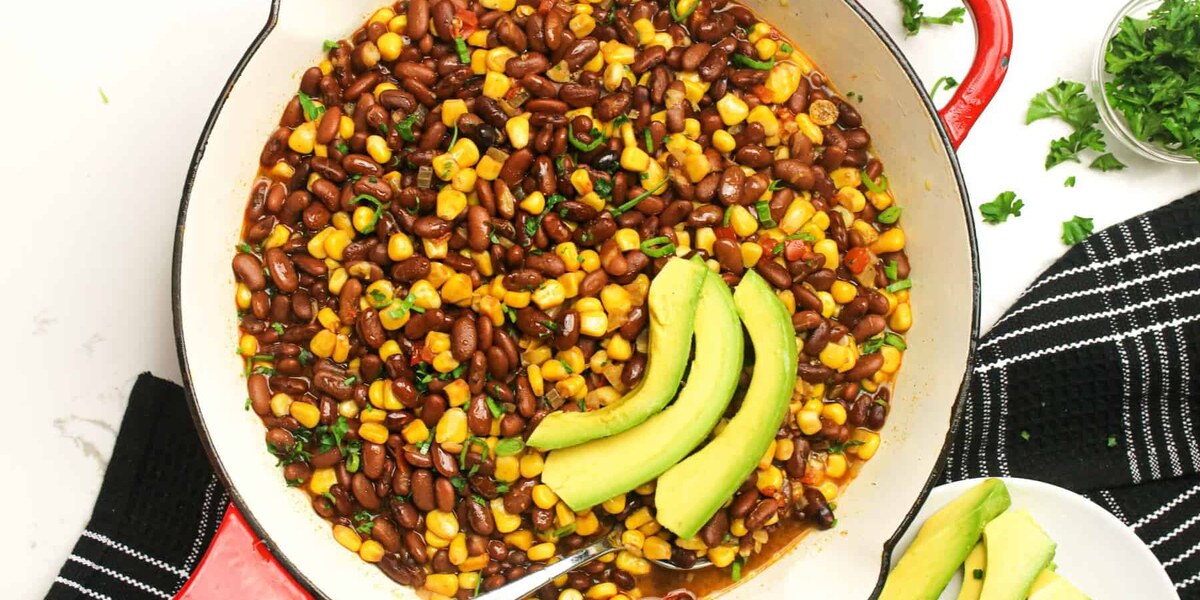 A hearty bowl of Kenyan-style maize and bean stew representing traditional Githeri