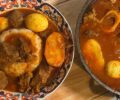 Libyan Bazin with Lamb Stew