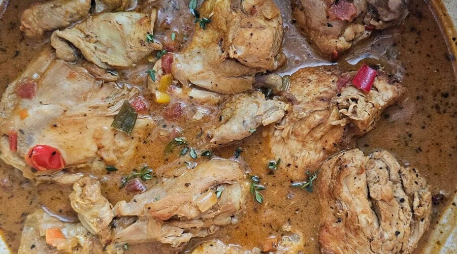 Zimbabwean Dovi Chicken Stew
